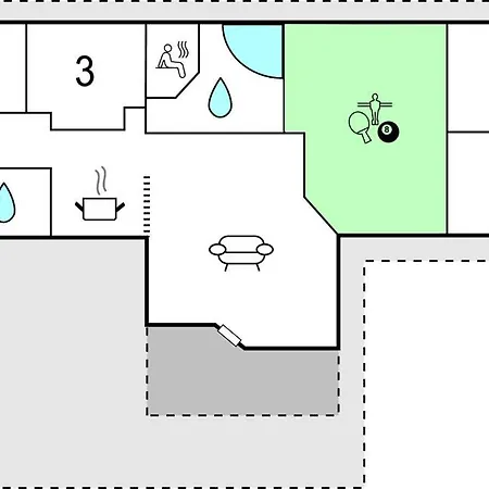 菲斯柯维杰赛达斯一世度假屋 Skovby (Syddanmark)